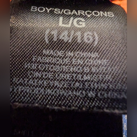 THE NORTH FACE HyVent Boys Rain Jacket Windbreaker Orange Hood Size Larg… - Picture 5 of 16